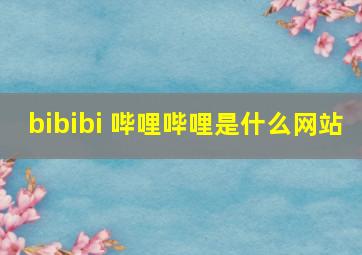 bibibi 哔哩哔哩是什么网站